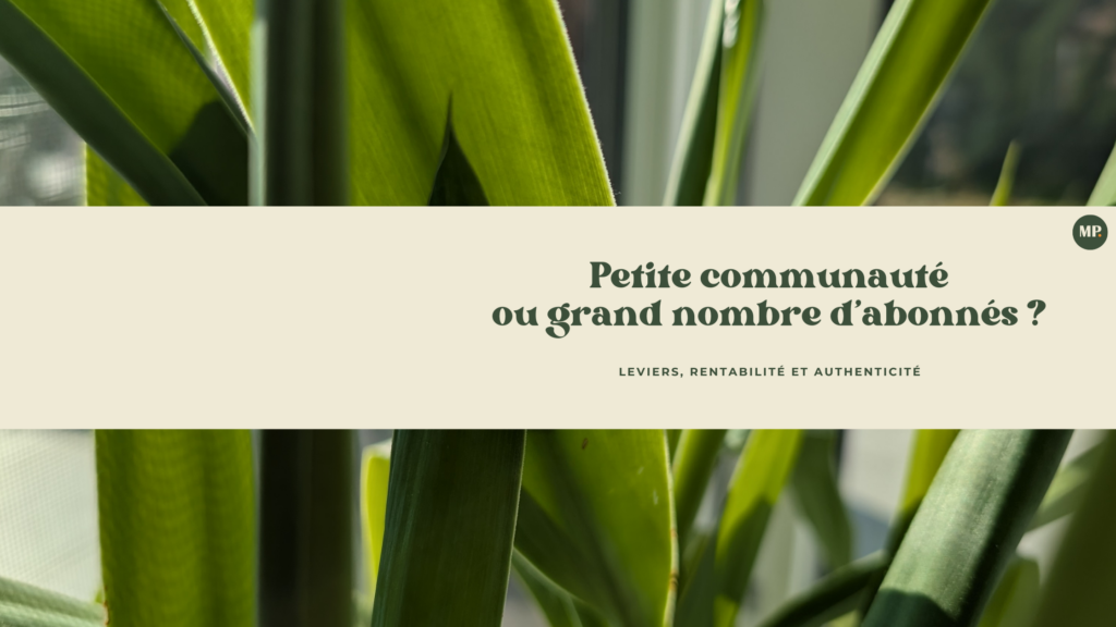 Entretenez une petite communauté fidèle c'est agir sur la rentabilité de vos actions de communication !
